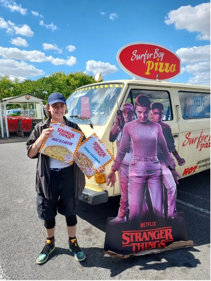Netflix sur la route avec RMA : la tournée Pizza Surfer Boy pour la série Stranger Things