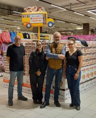 rma merchandising promotion des ventes kinder gms